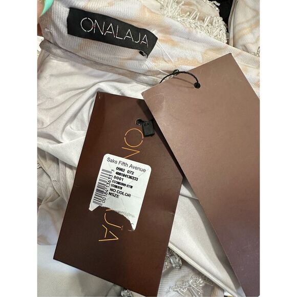 ONALAJA ZUSI WHITE MIDI DRESS SIZE XS $752 - Picture 12 of 14